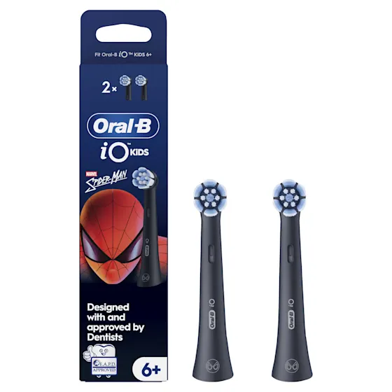 Oral-B iO Kids 6+ Marvel Spiderman opzetborstel voor elektrische tandenborstel, 2 Stuks