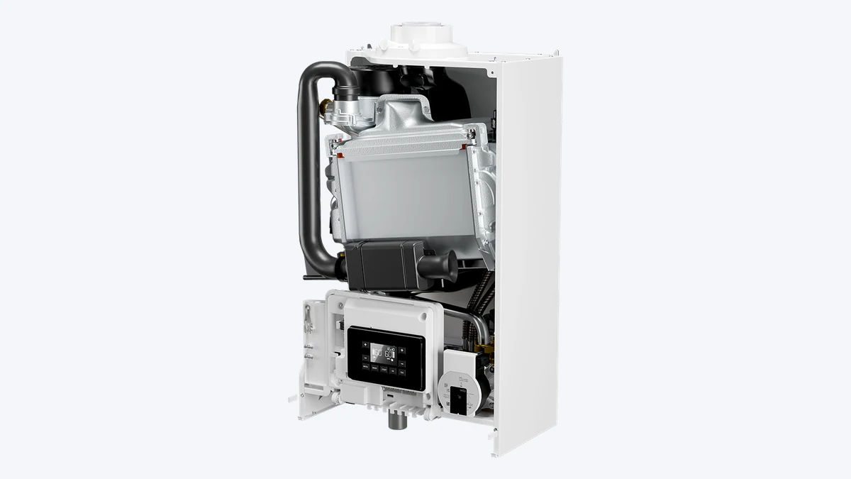 ATAG iQ-EC de binnenkant van de cv-ketel
