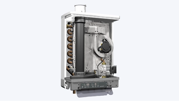 Intergas HRE36/30 afbeelding van de binnenkant van de hr-ketel