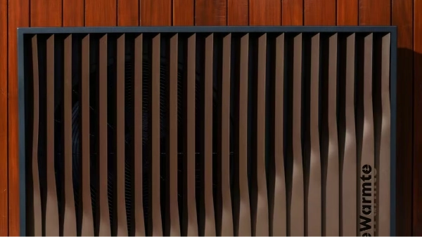DeWarmte Pomp MP All electric ready warmtepomp buitenunit van dichtbij