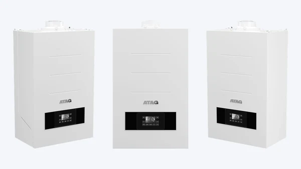 ATAG iQ-EC cv-ketel van links, voren en rechts