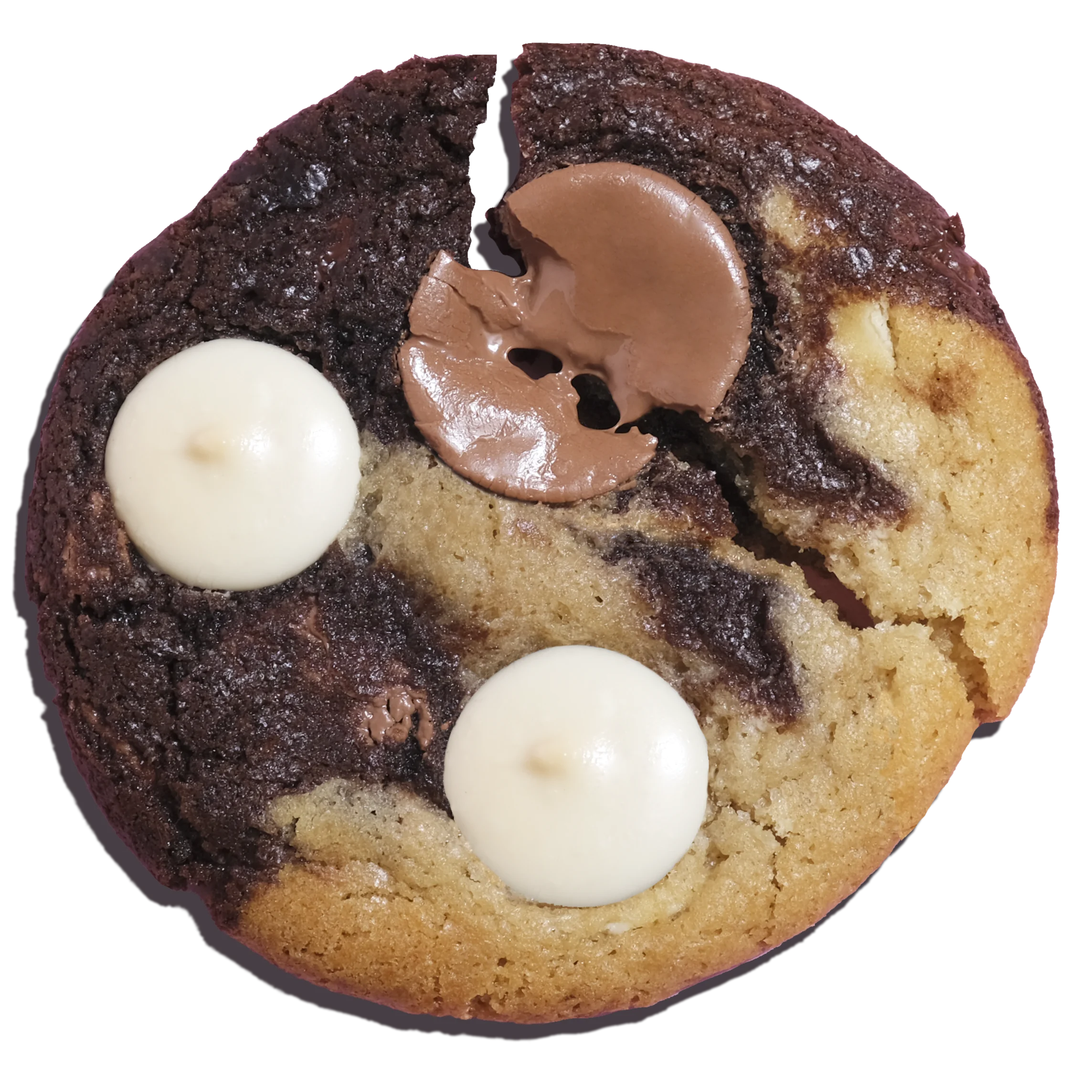 50/50 (SECRET MENU) cookie