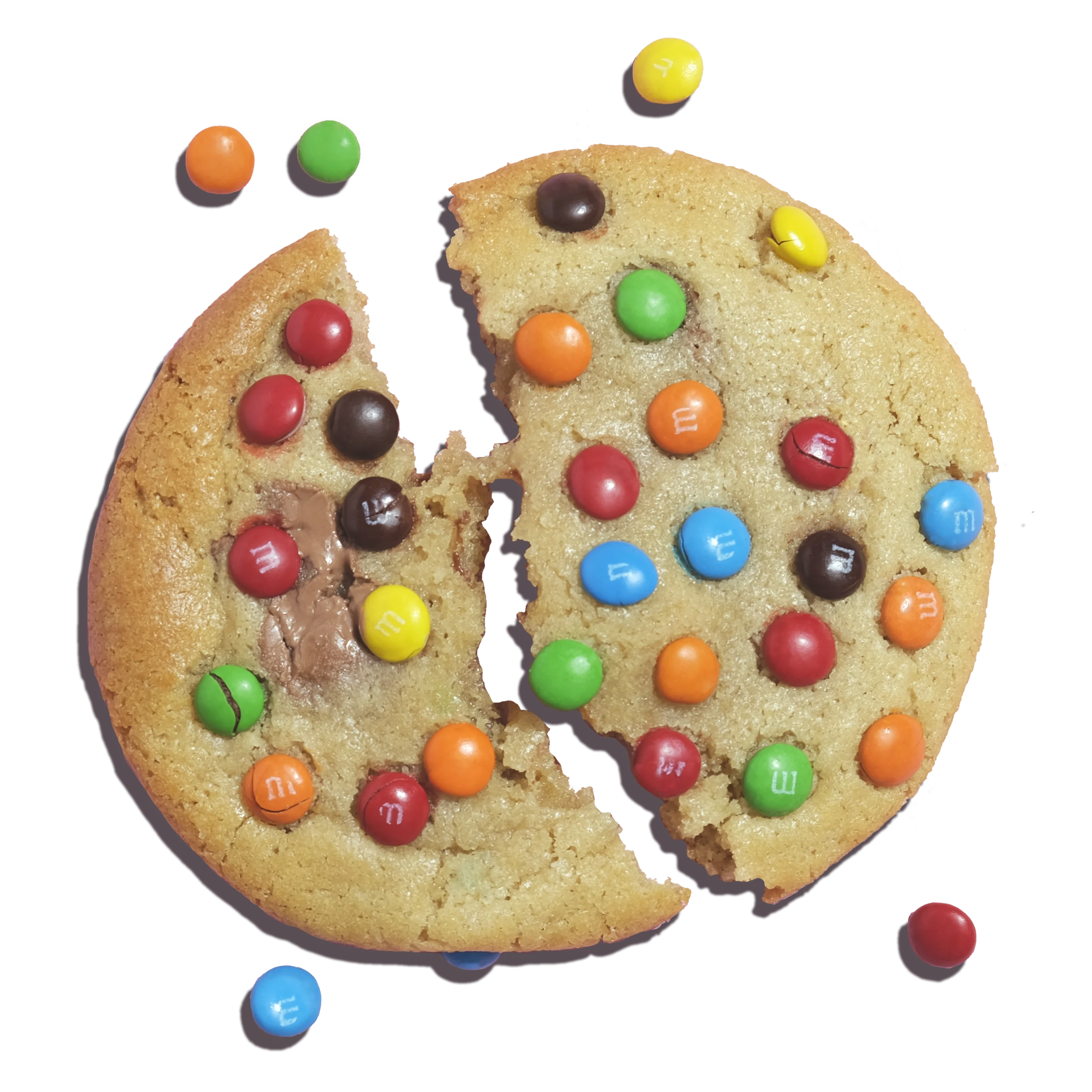 M&M cookie