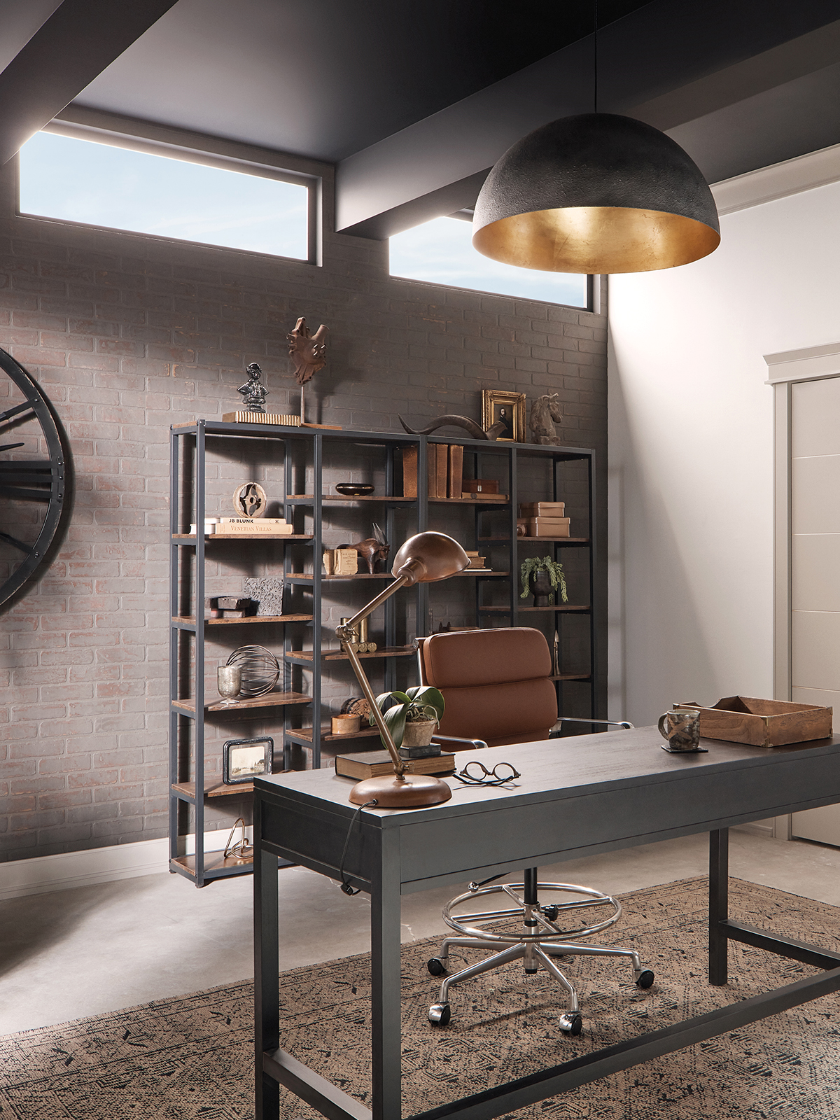 How to Achieve a Vintage Industrial Living Room Design The Finished Space