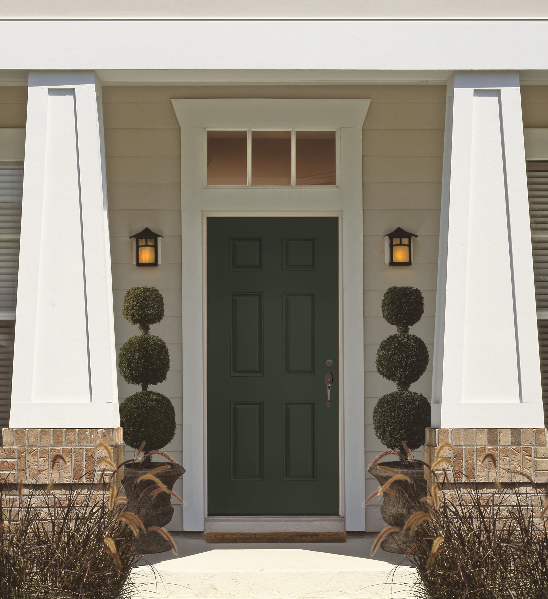 Exterior Door Trim Ideas: Front Entryway Design Inspiration, image size:2141x2341