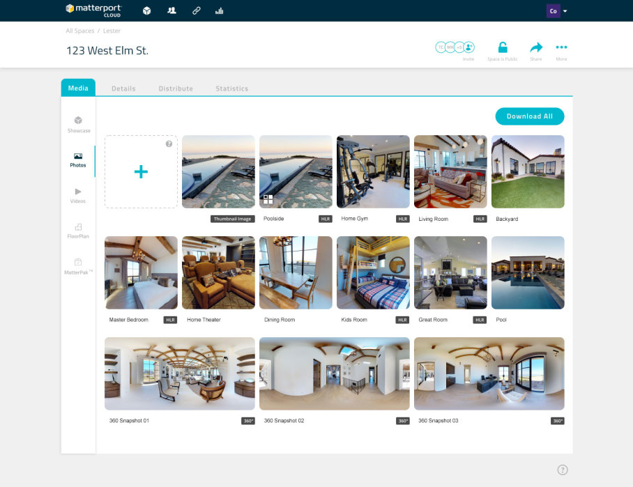 Matterport cloud 2