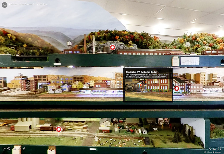 Spend a day on the rails with the Blissfield Model Railroad Club Matterport