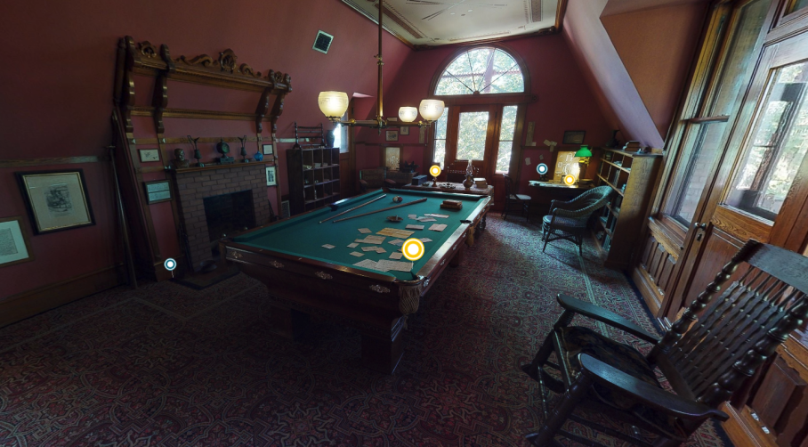 Mark Twain House Billiard Room