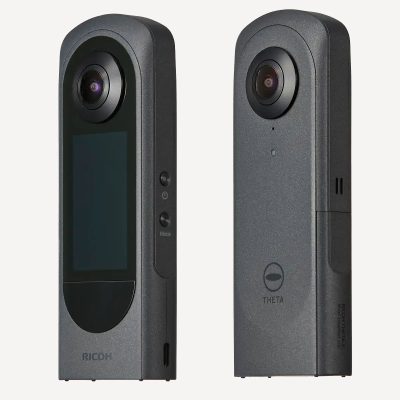 Ricoh Theta X side by side