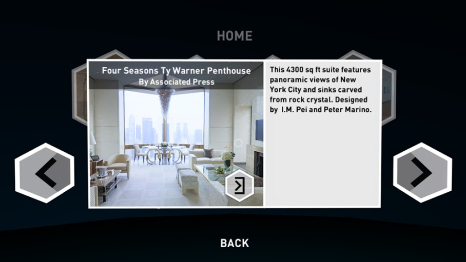 Matterport VR Showcase Space Detail Page
