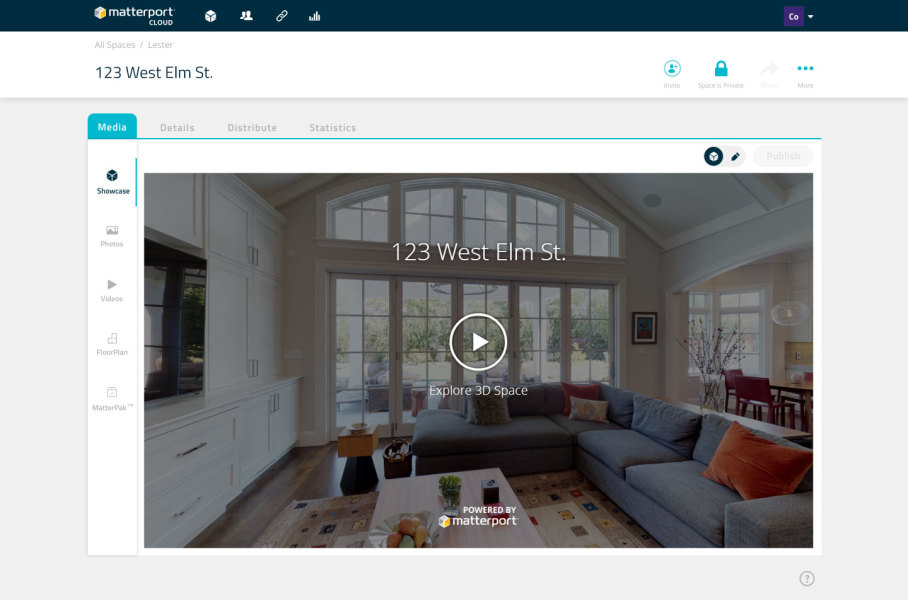 Matterport cloud