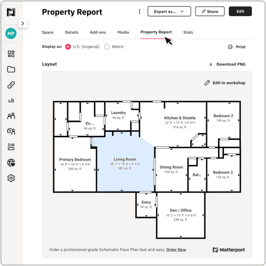 Property Report - Riquadro - Immagine