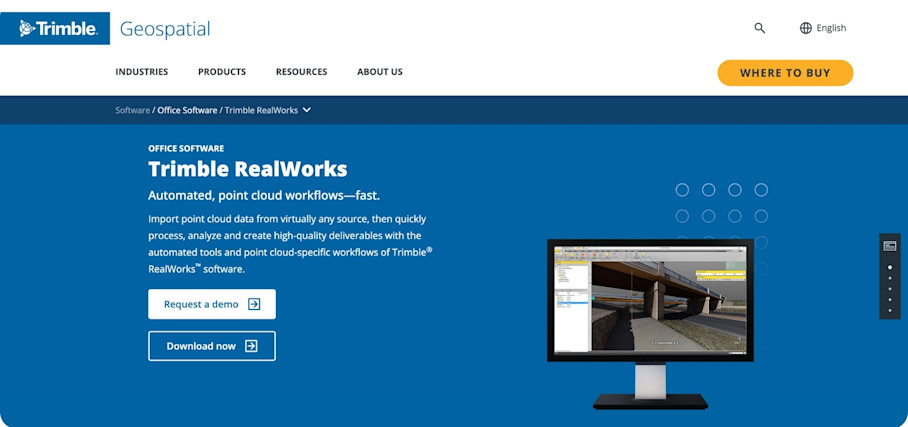 Trimble RealWorks - homepage