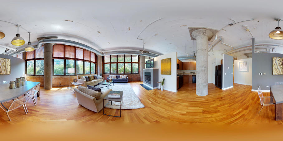 360 photo image example from Matterport 360 degree view camera