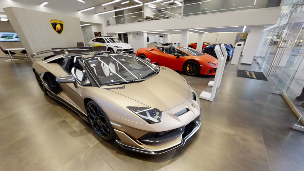 Virtually visit a dealership in Mexico City and get behind the wheel of a  Lamborghini | Matterport