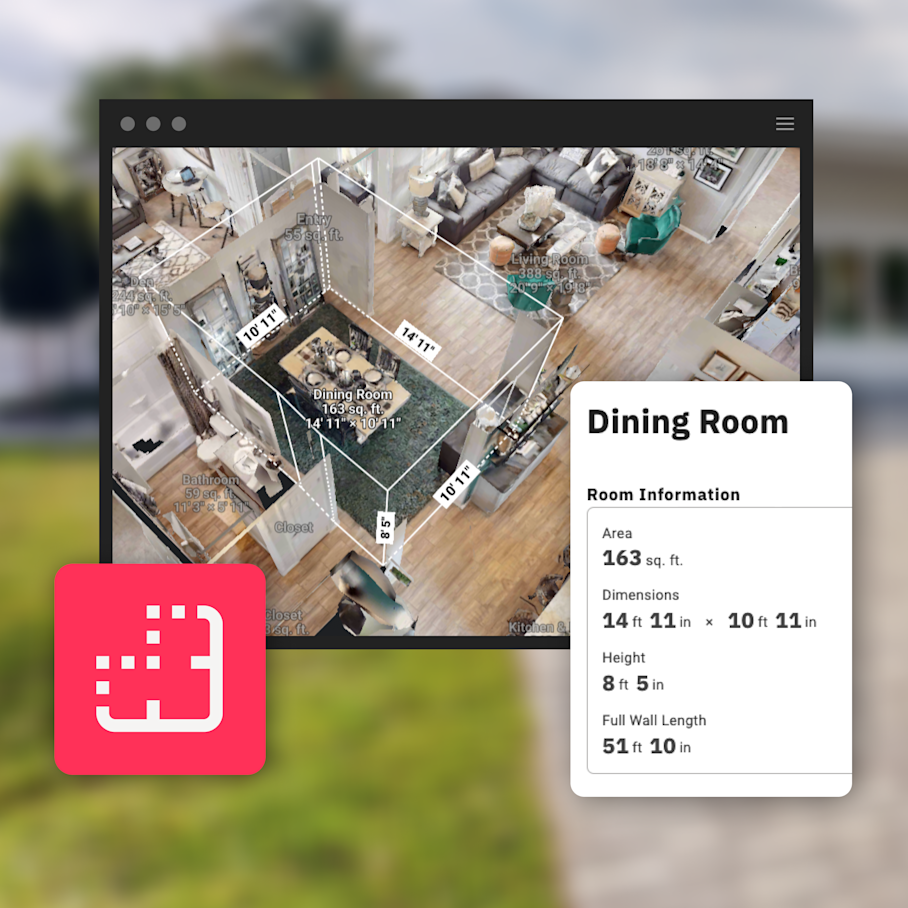 Property Intelligence - Room Dimensions and Labels Image