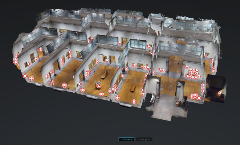 Matterport 3D virtual tour National Gallery