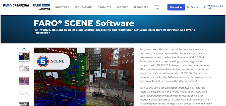 FARO SCENE - homepage