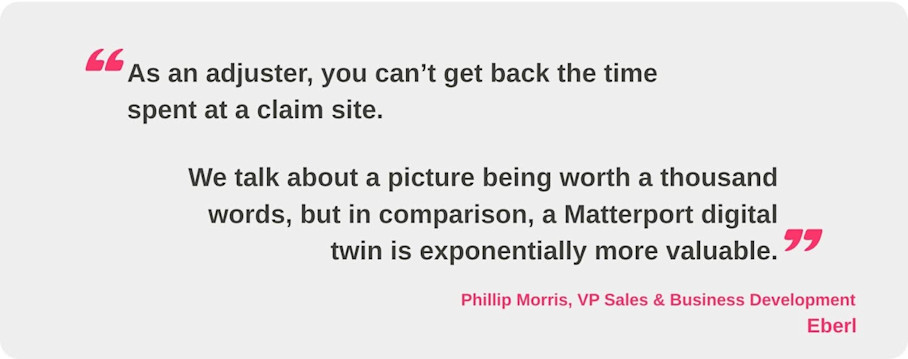 "As an adjuster,..." - Phillip Morris, VP Sales & Business Development Eberl