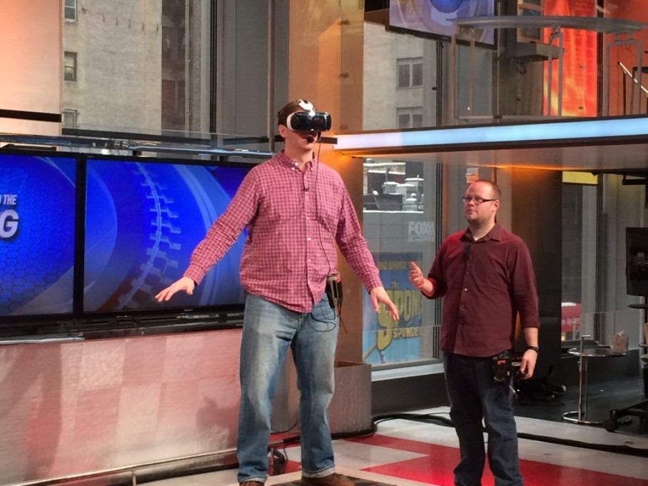 Samsung Gear VR at Fox Business News