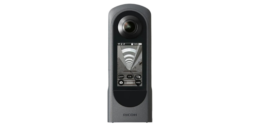 Ricoh Theta X - Screen - White Background