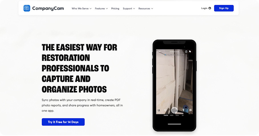 CompanyCam Homepage