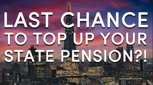 Last chance to top-up your State Pension before the rules change