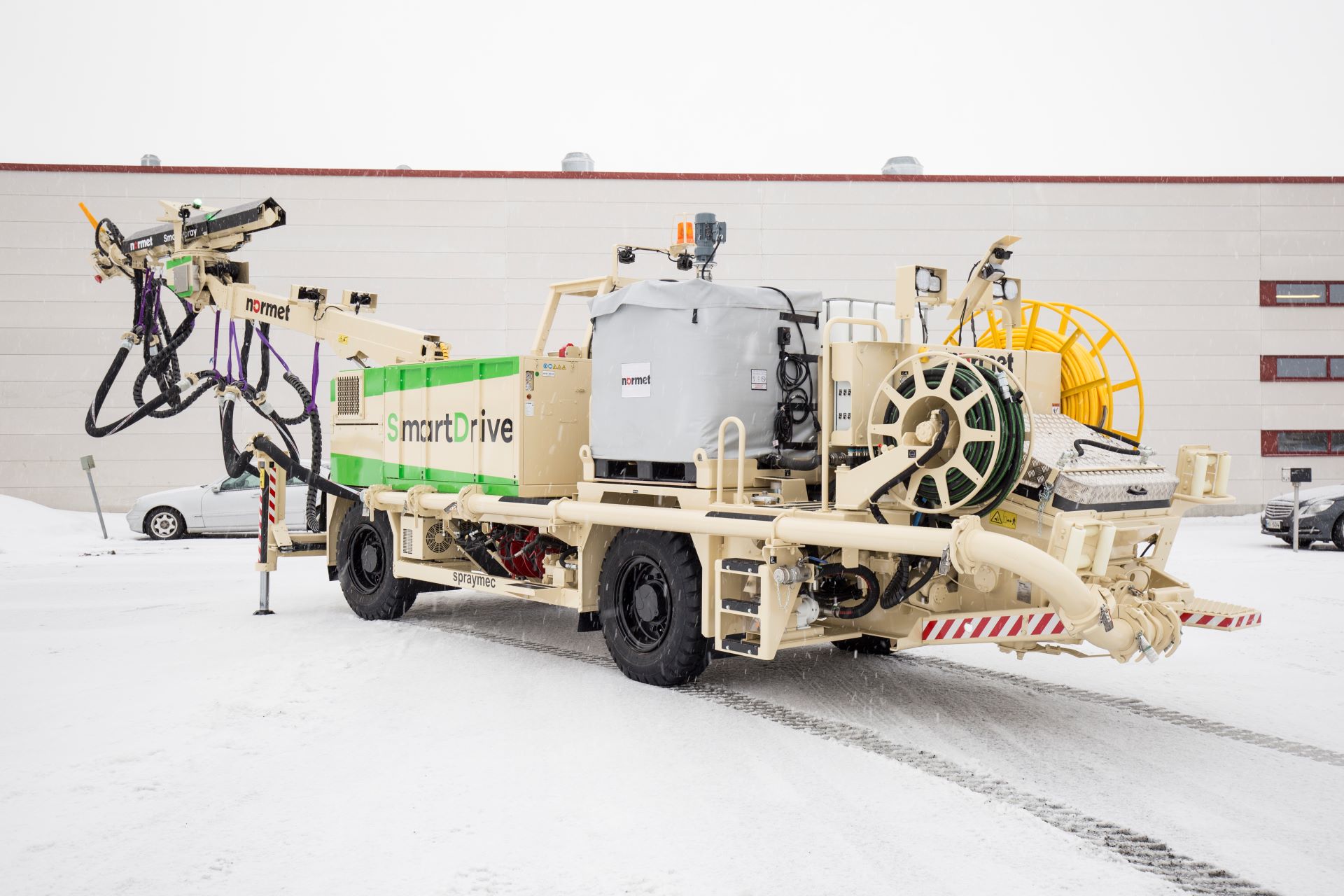 Spraymec 8100 VC SD - Battery-electric concrete sprayer