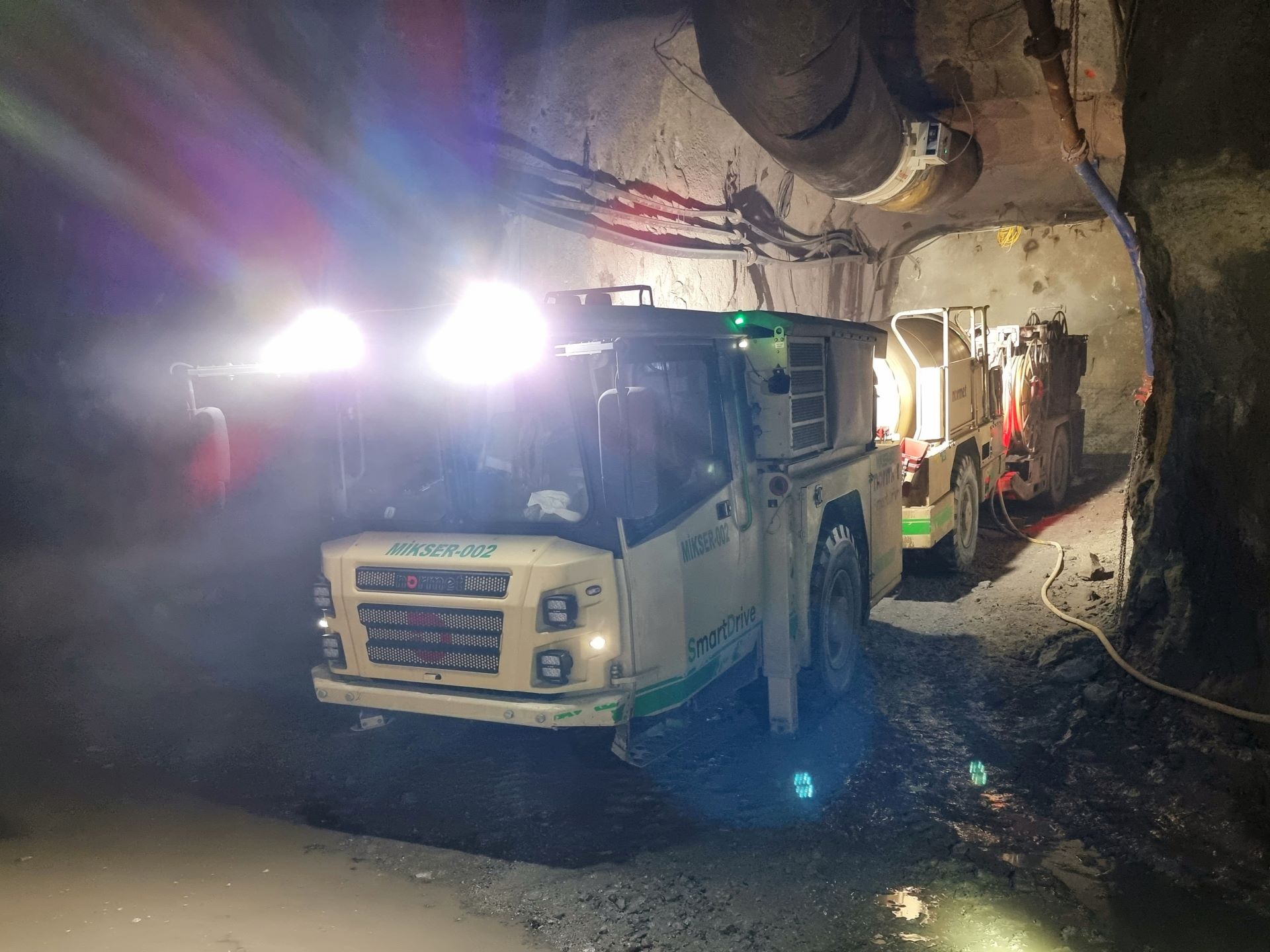 Utimec MF 500 Transmixer SD Working Underground