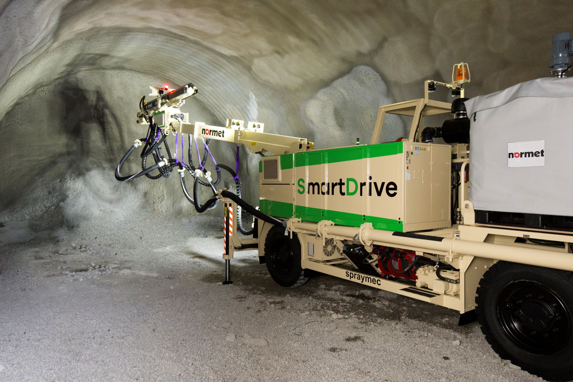 Spraymec 8100 VC SD - Battery-electric concrete sprayer