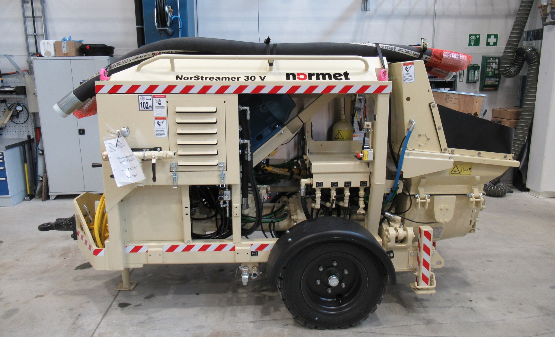 Norstreamer 30 V - mobile concrete pump