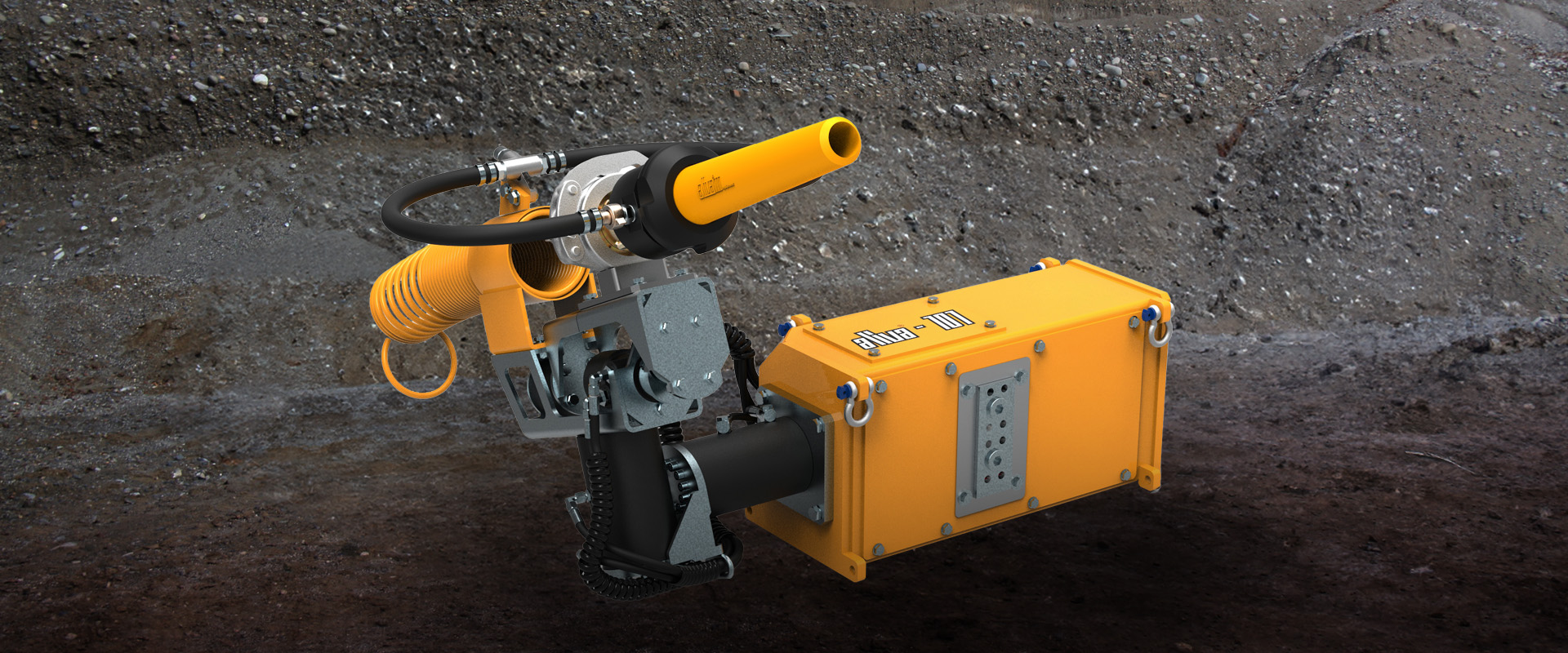 The versatile Aliva 503.3 mobile concrete spraying manipulator