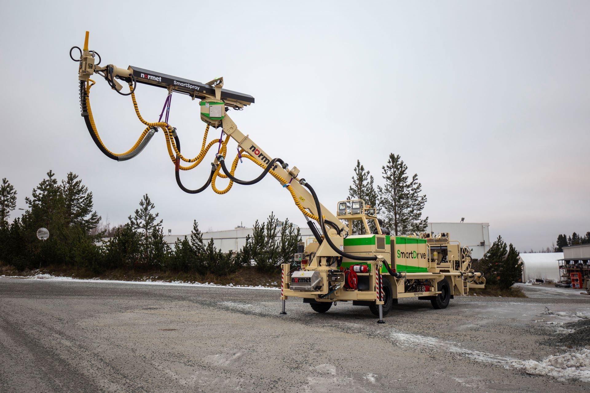Spraymec 8100 VC SD - Battery-electric concrete sprayer
