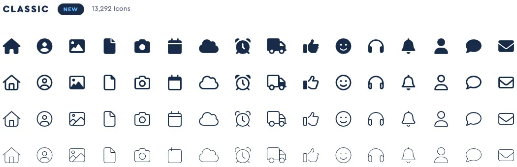 Font Awesome icons set