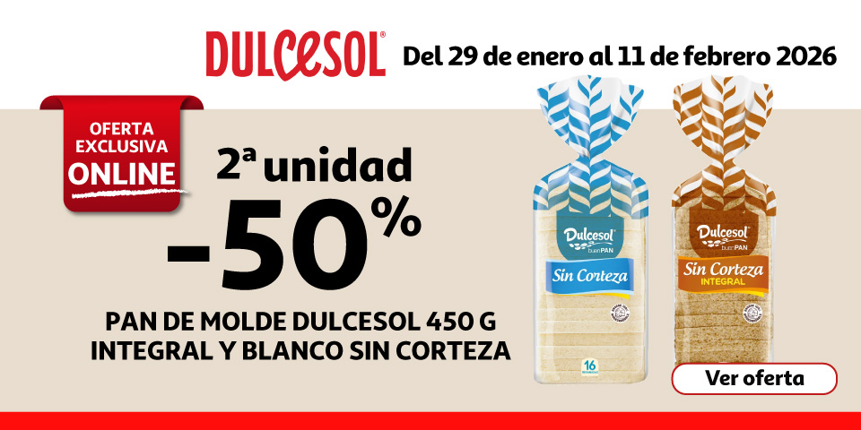 2ª Unid. al 50% - DULCESOL Pan de molde