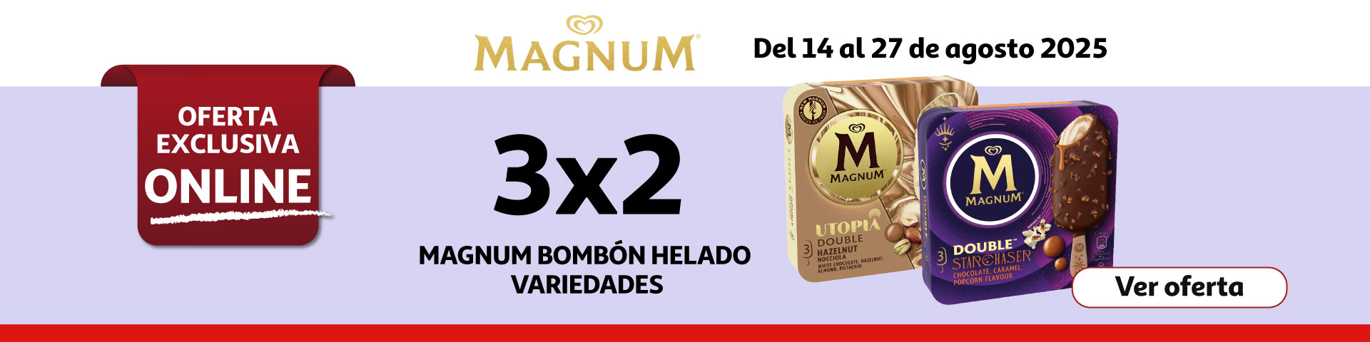 3x2 - Productos seleccionados MAGNUM