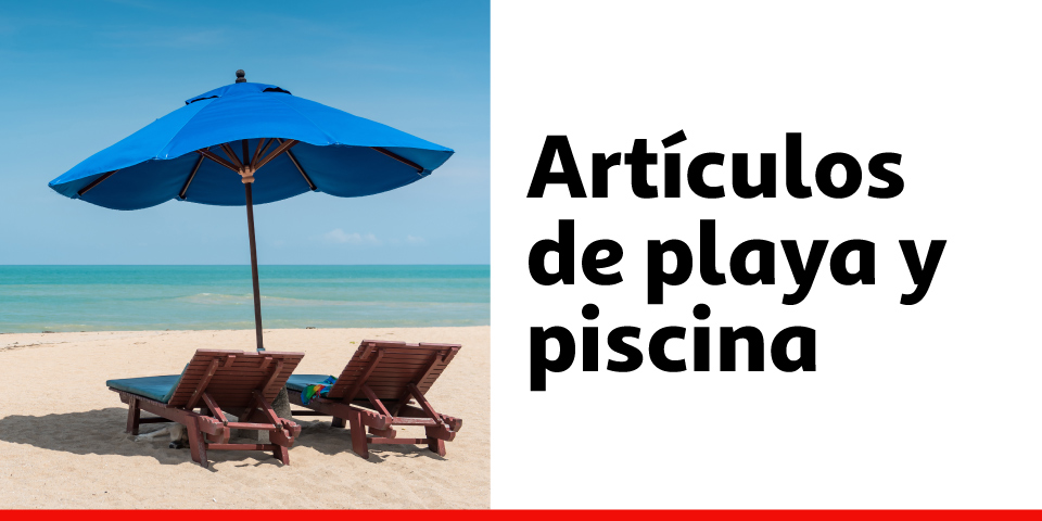 Artículos de playa y piscina