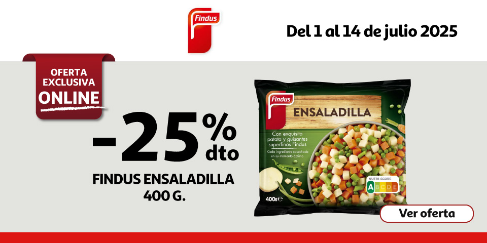25% Dto. - FINDUS Ensaladilla de patata