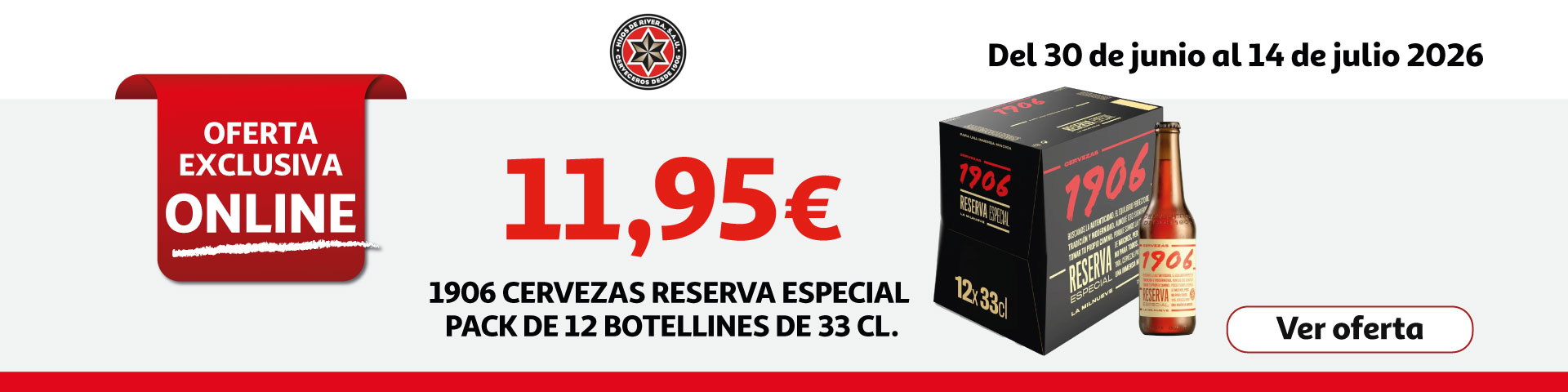 11,95€ - 1906 Cervezas Reserva Especial