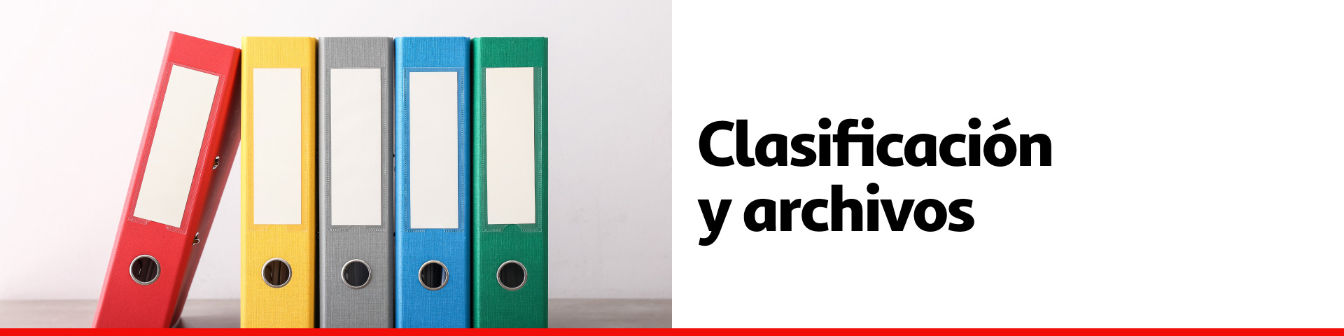 Archivos y clasificación