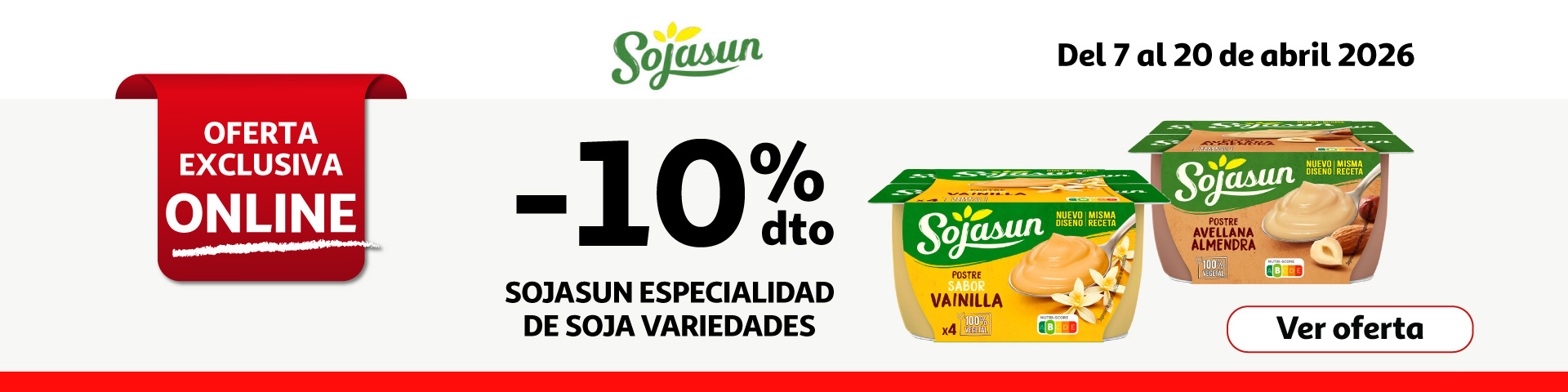 10% dto. - SOJASUN Especialidad de soja 
