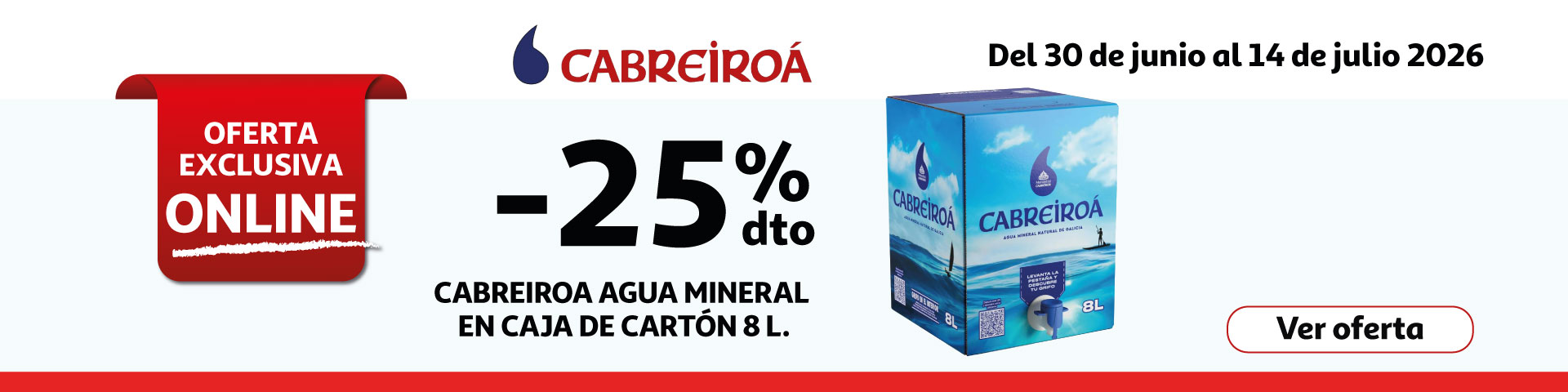 25% Dto. - CABREIROA Agua mineral