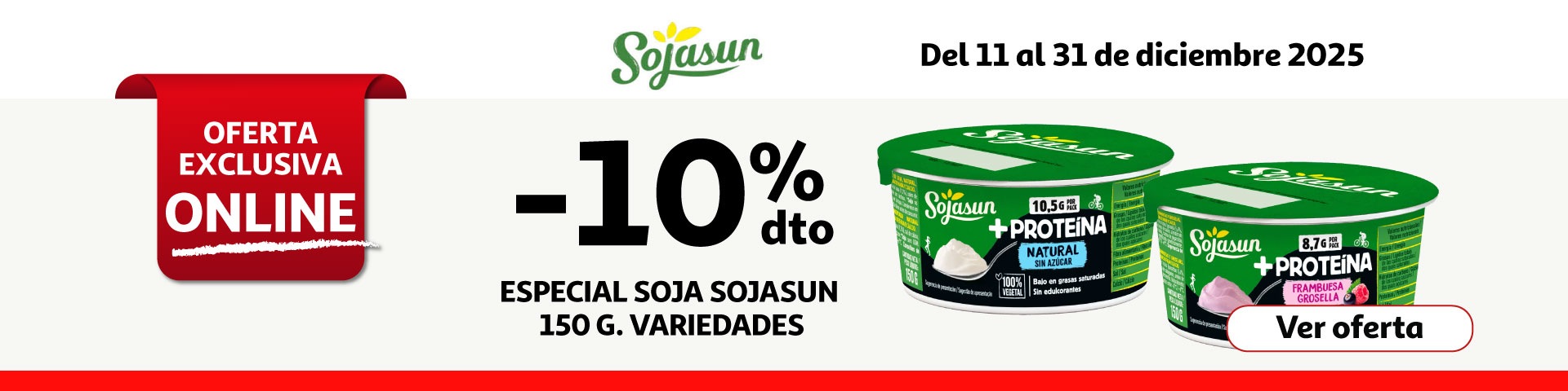 10% Dto. - Productos seleccionados SOJASUN