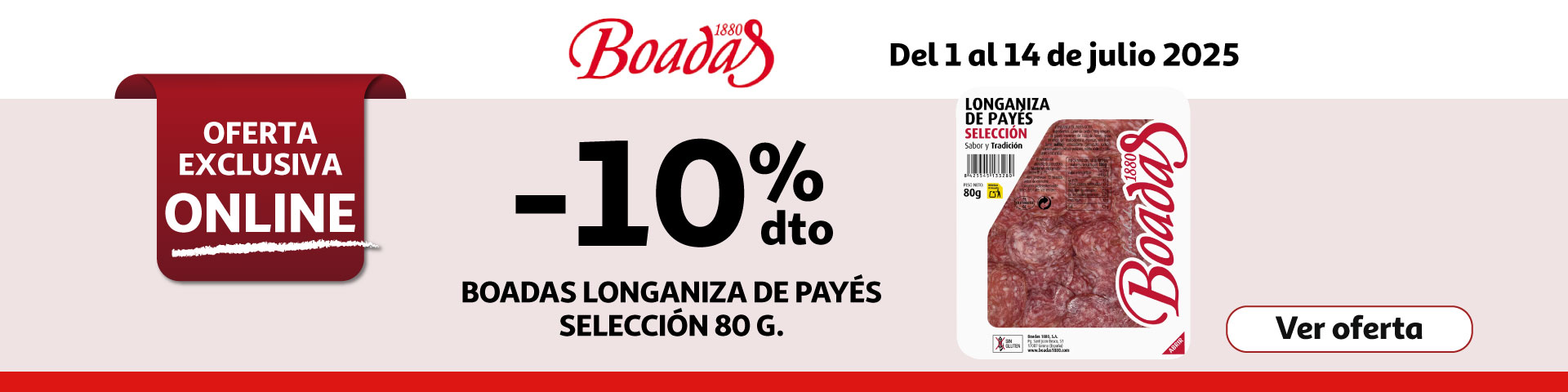10% Dto. - BOADAS Longaniza de payés