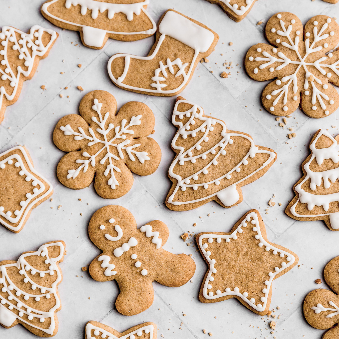 Galletas de Navidad saludables infantiles