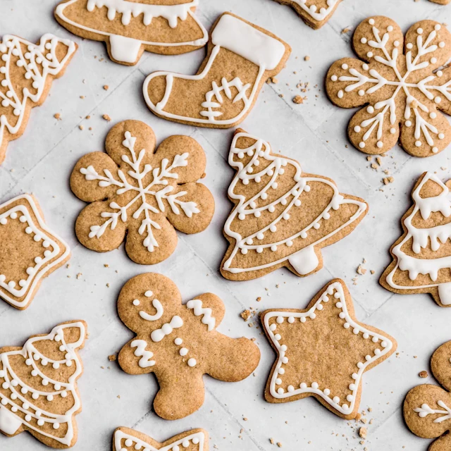 Galletas de Navidad saludables infantiles