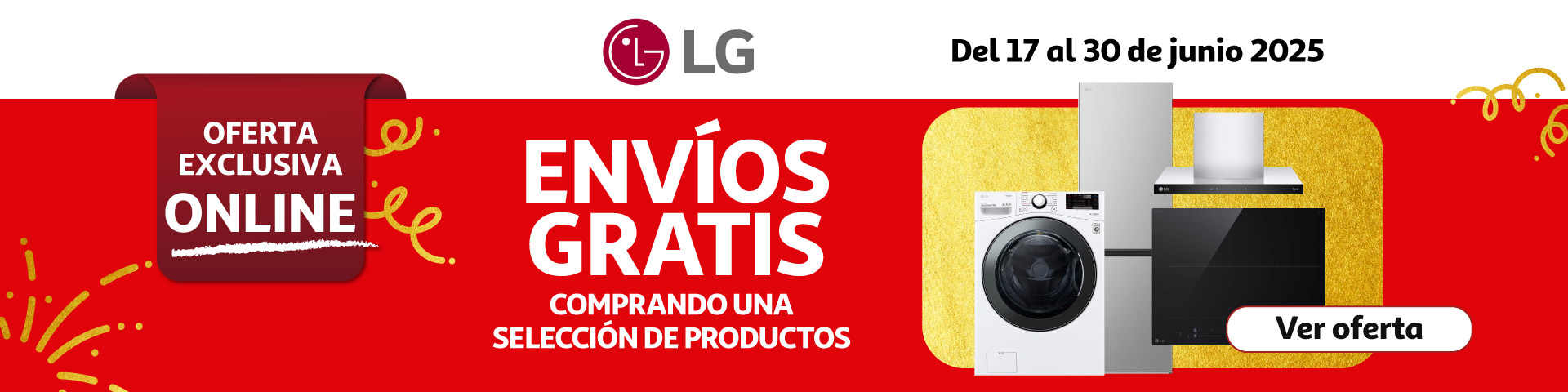 Envío gratis comprando productos seleccionados LG