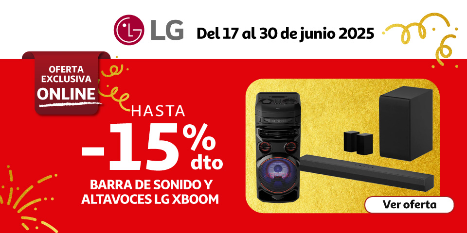 Hasta -15% Barra de sonido y Altavoces LG Xboom 