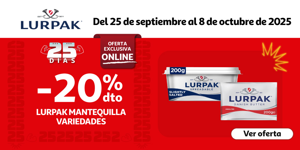 20% Dto. - LURPAK Mantequillas