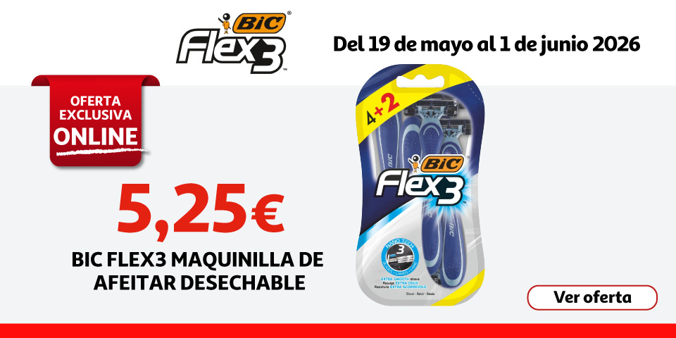 5,25€ - BIC Flex3 Maquinilla de afeitar